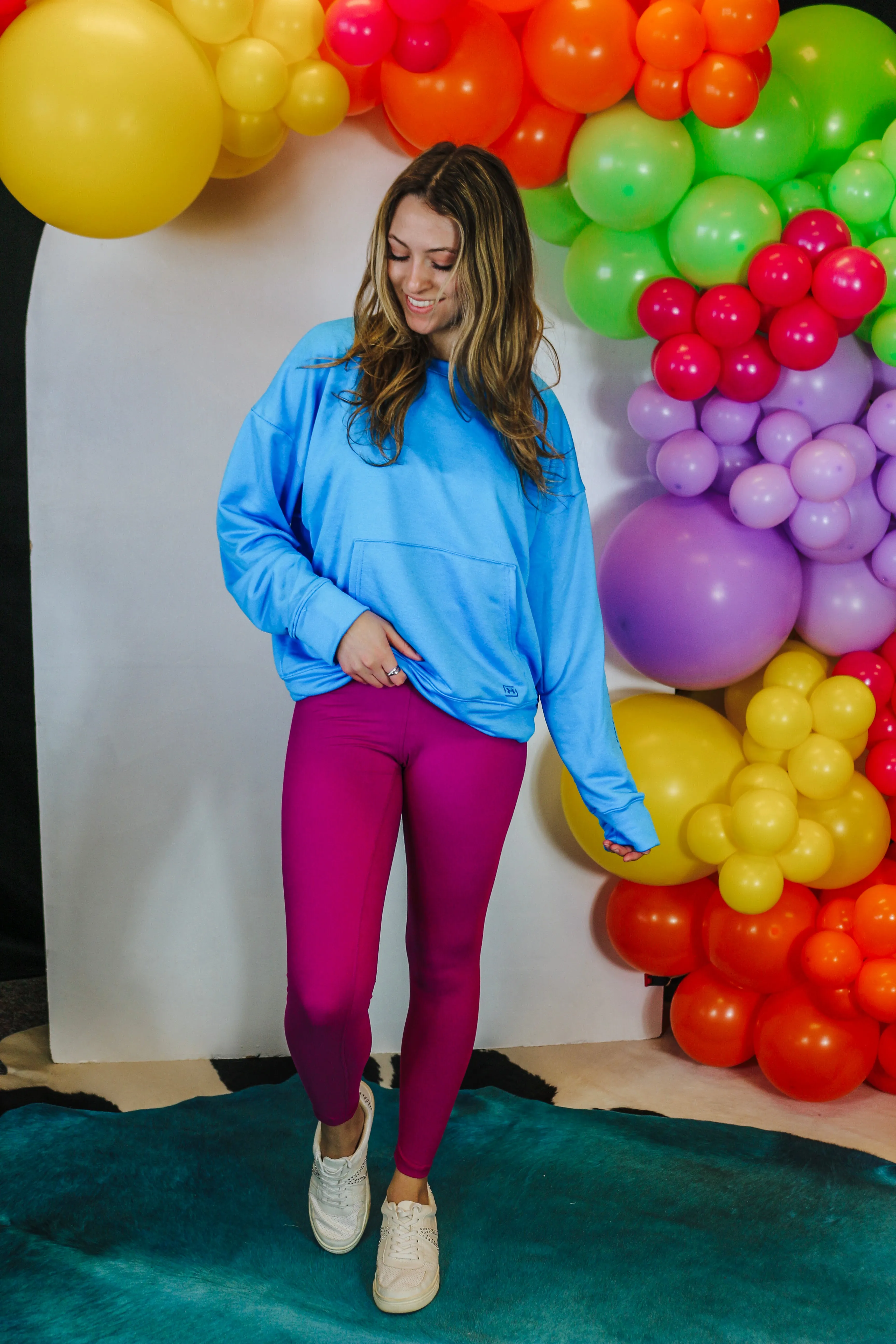 All About The Effort Raspberry Leggings