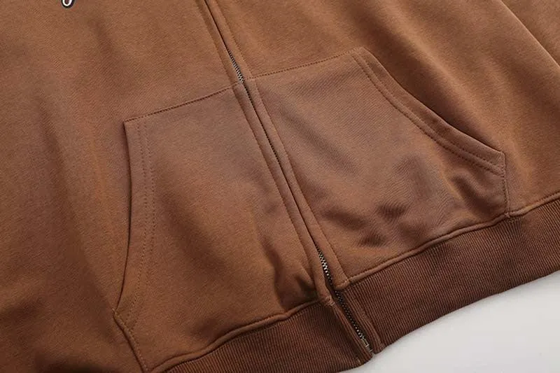 American Street Fashion Letter Print Hoodie