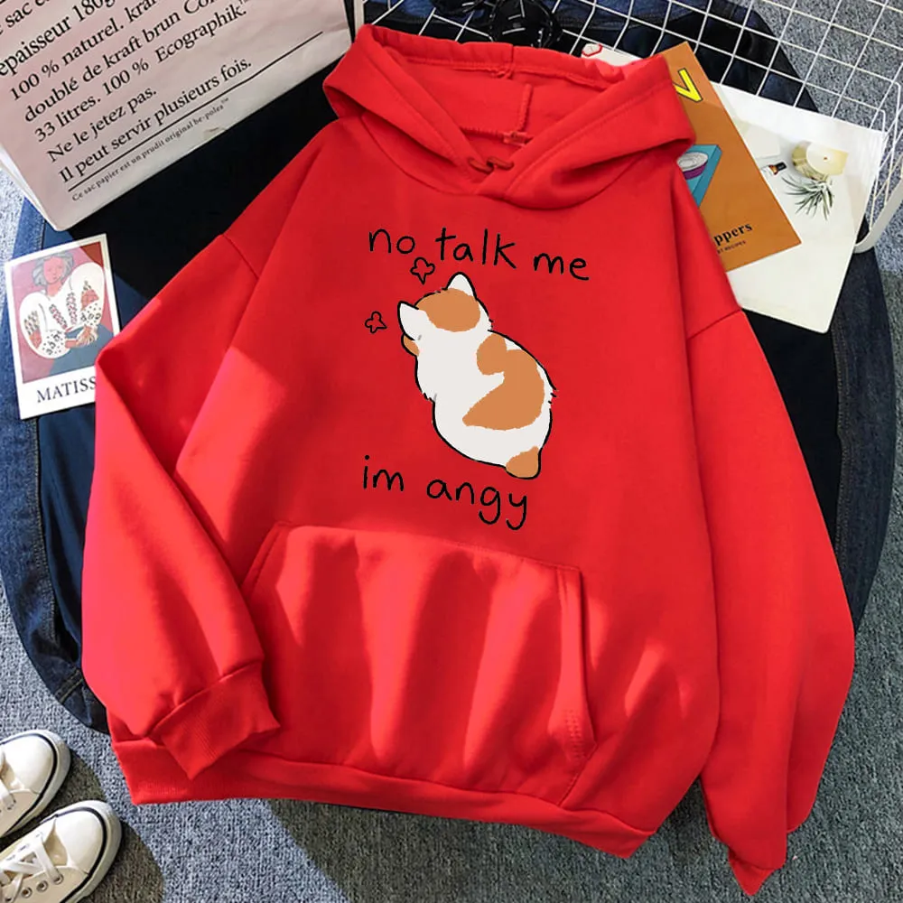 Angry Kitty Cat Hoodie