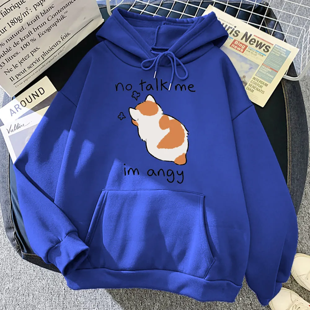 Angry Kitty Cat Hoodie