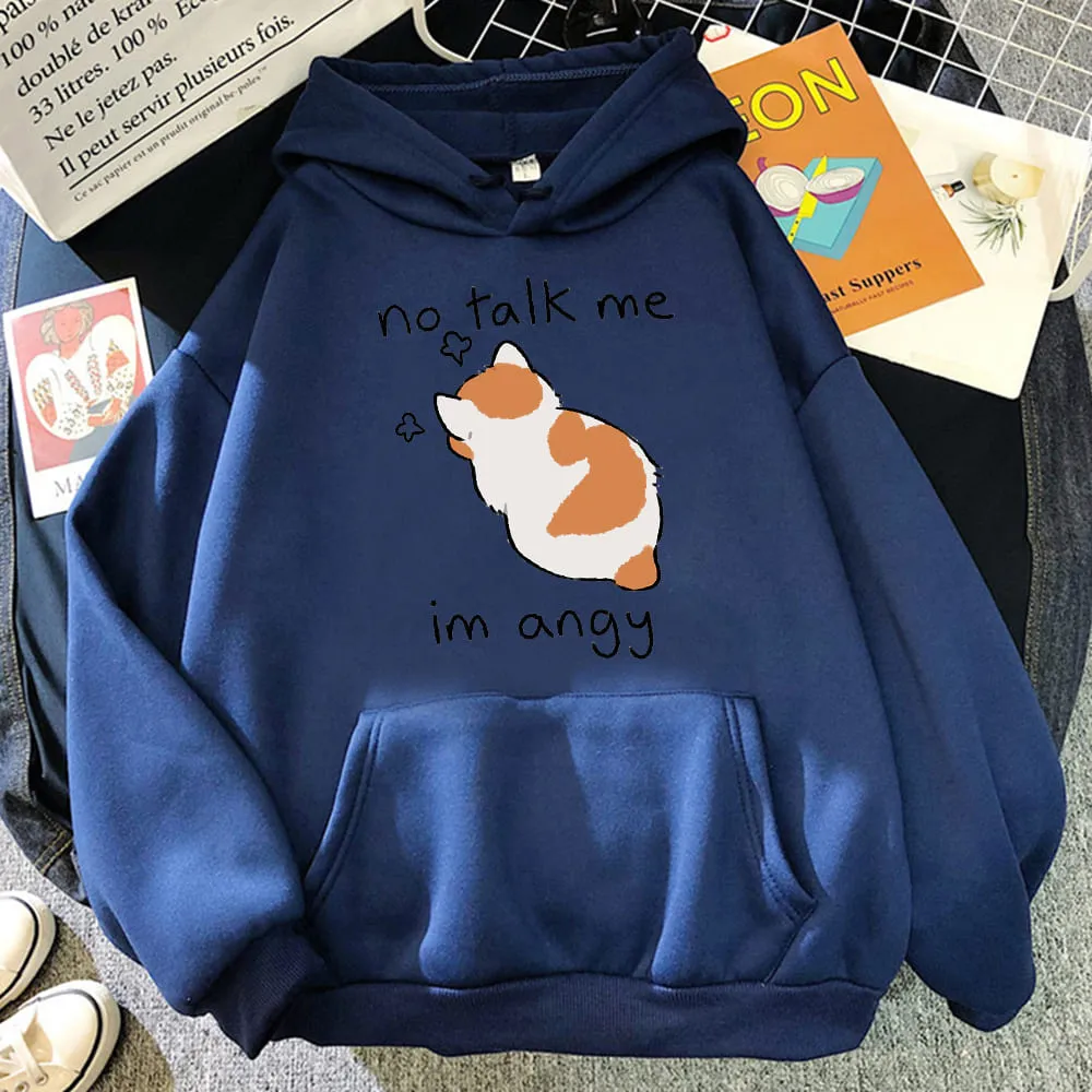 Angry Kitty Cat Hoodie