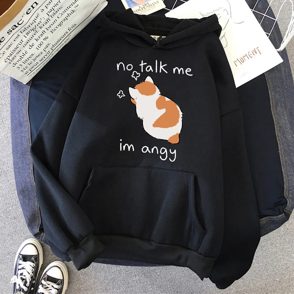 Angry Kitty Cat Hoodie