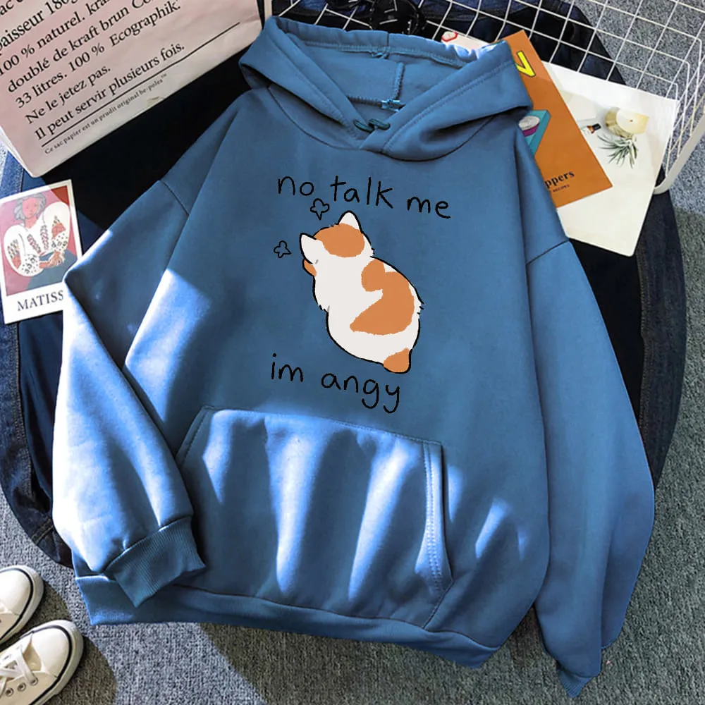Angry Kitty Cat Hoodie