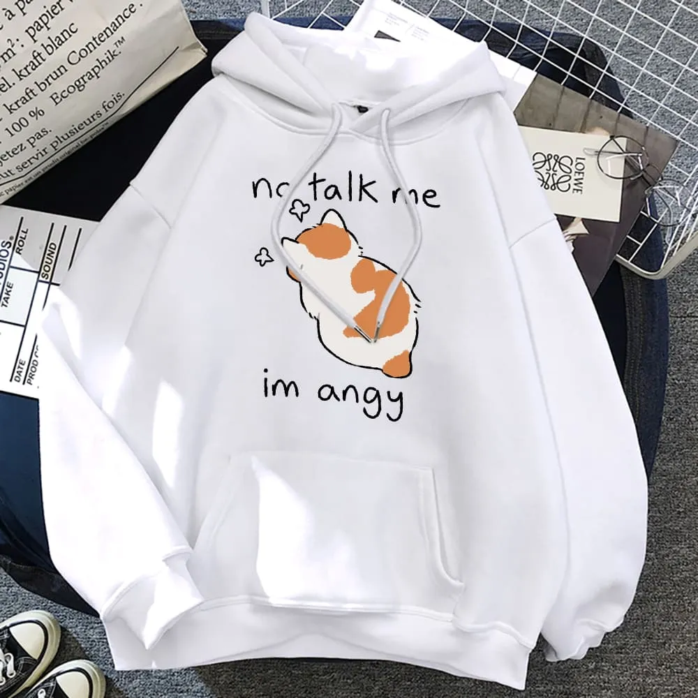 Angry Kitty Cat Hoodie