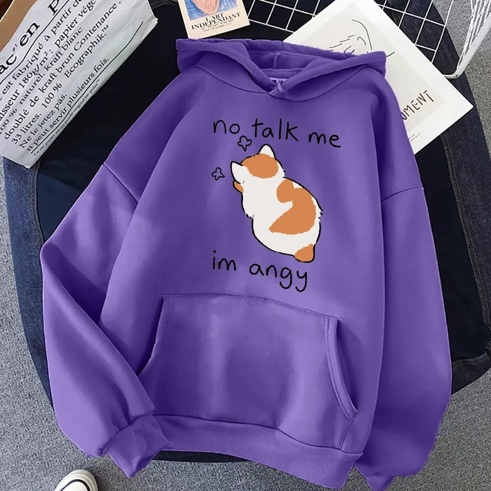 Angry Kitty Cat Hoodie