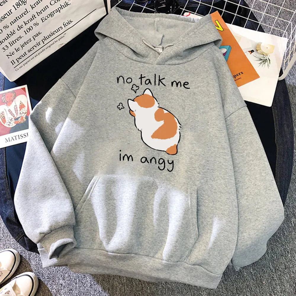 Angry Kitty Cat Hoodie