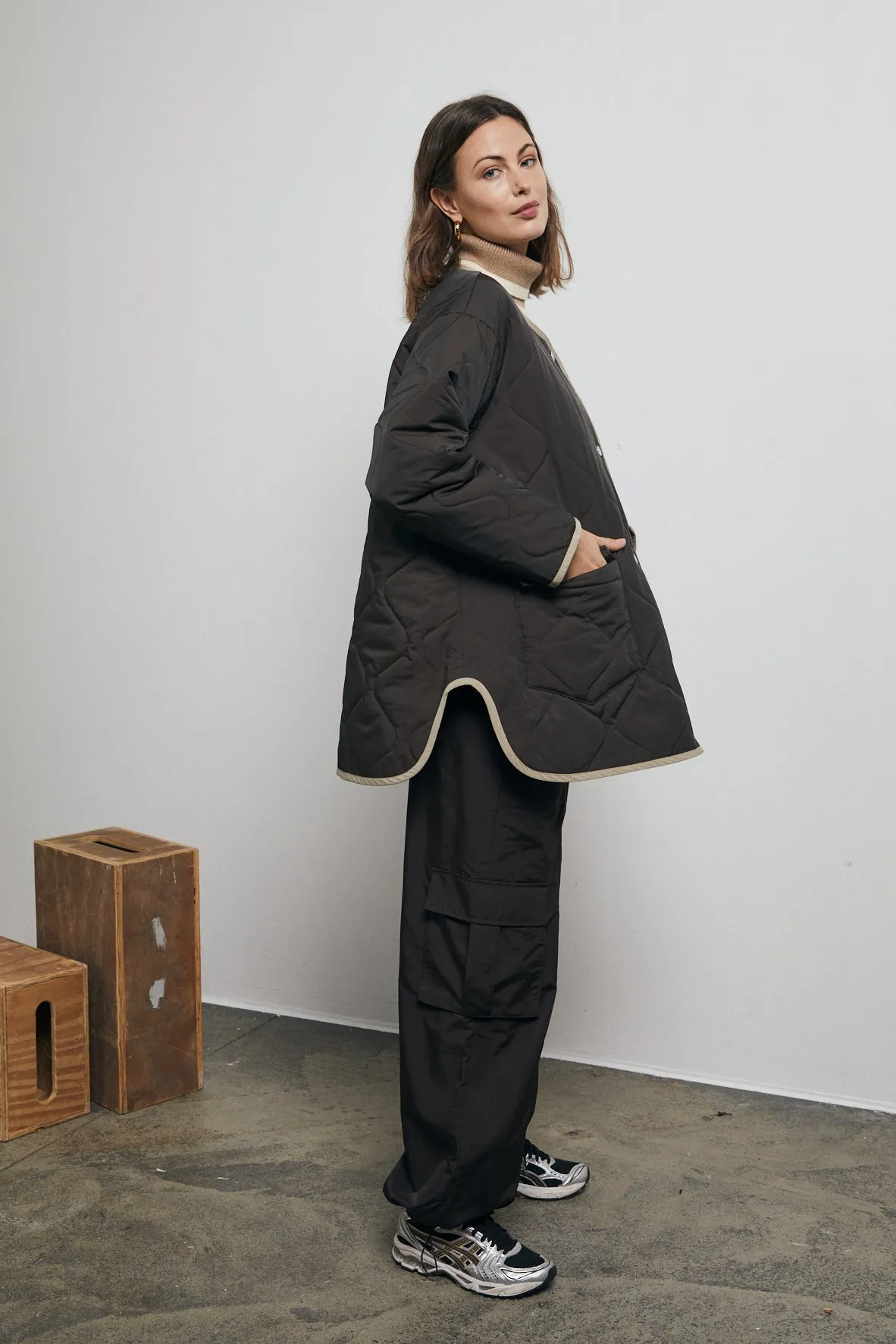 Astrid coat AV4140 - Brown