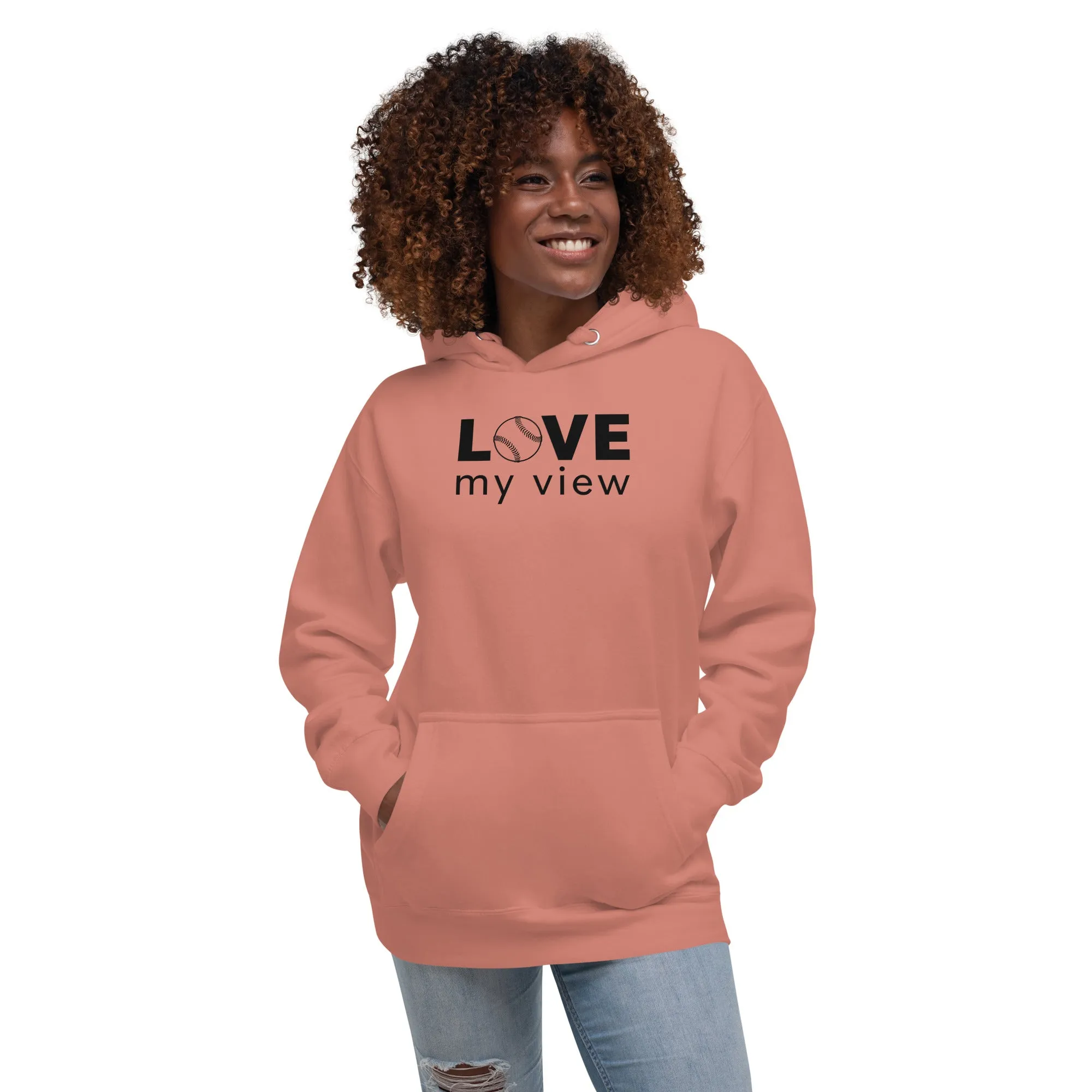 Baseball Hoodie (black lettering)