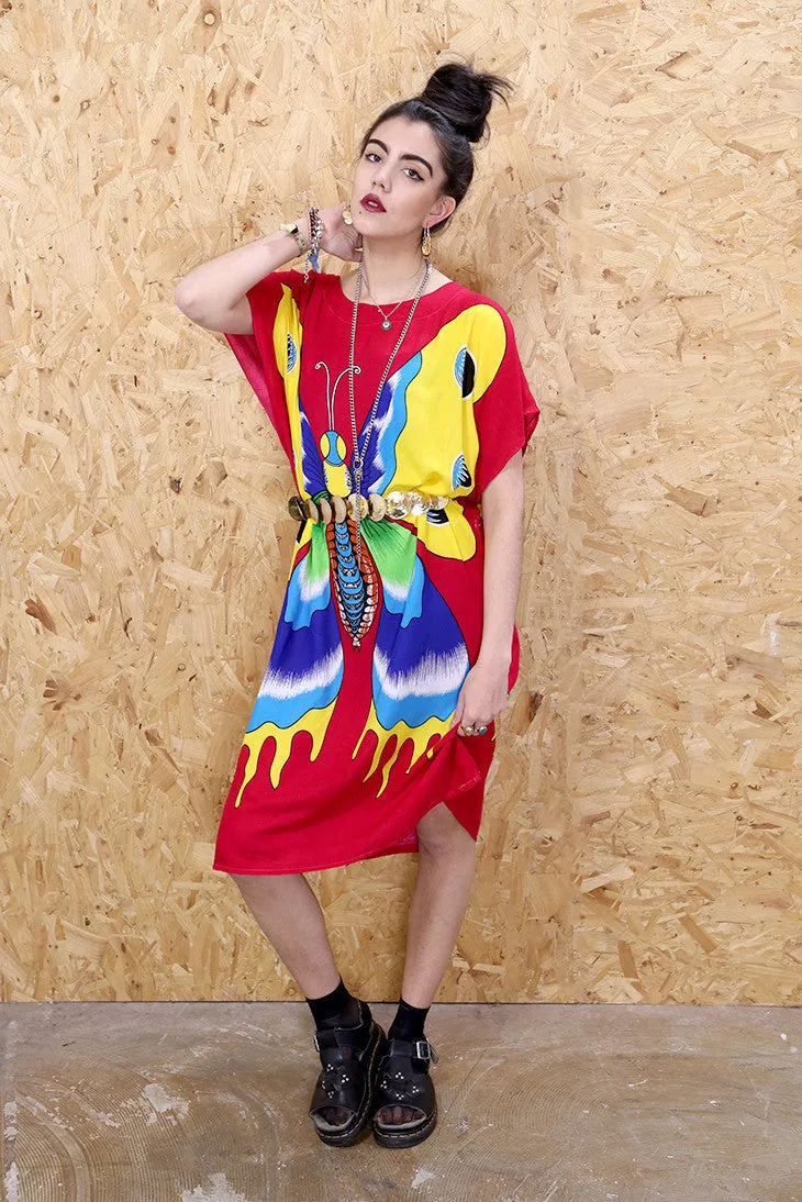 Butterfly Midi Dress