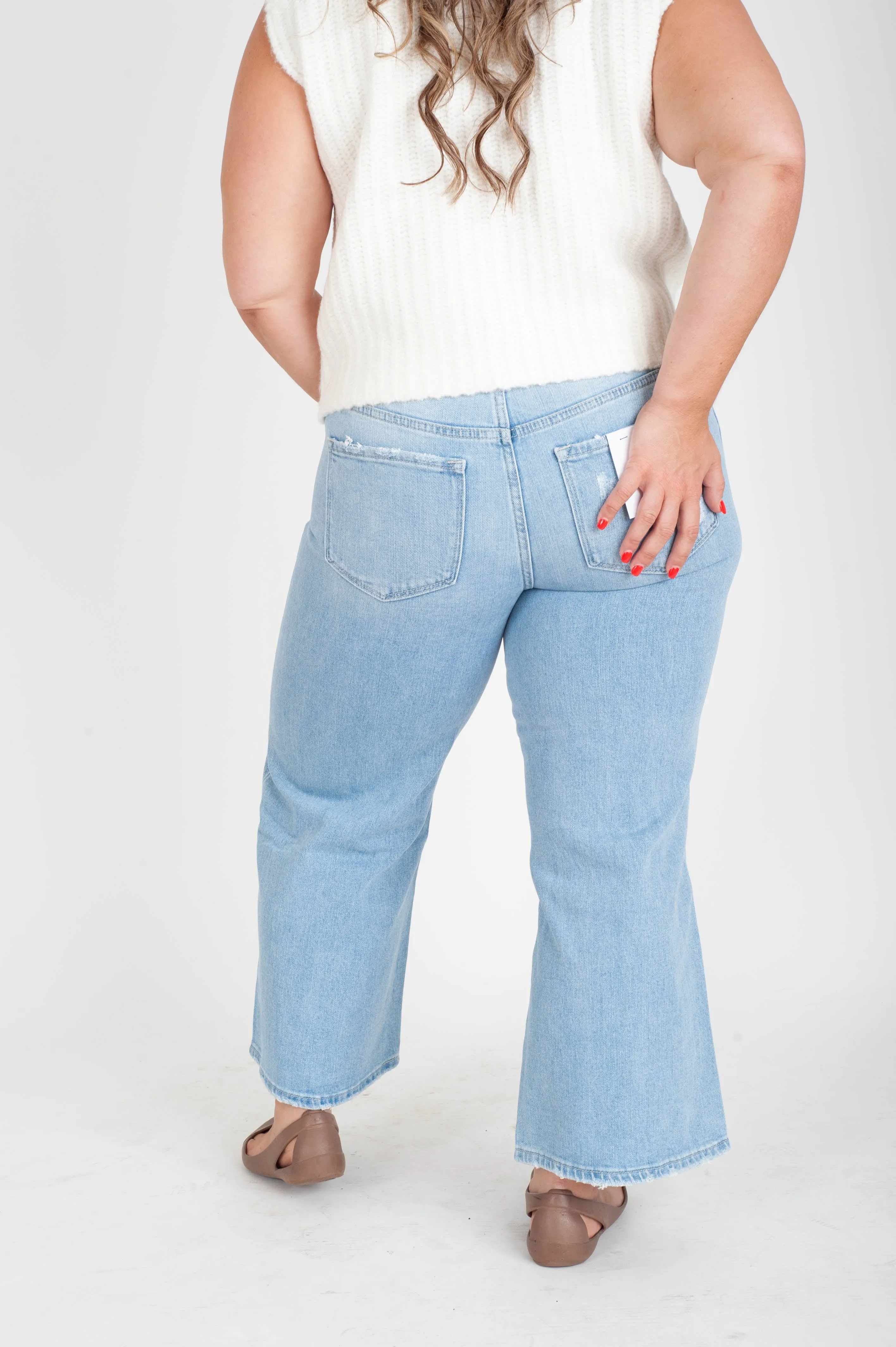 Cava High Rise Wide Leg Jeans