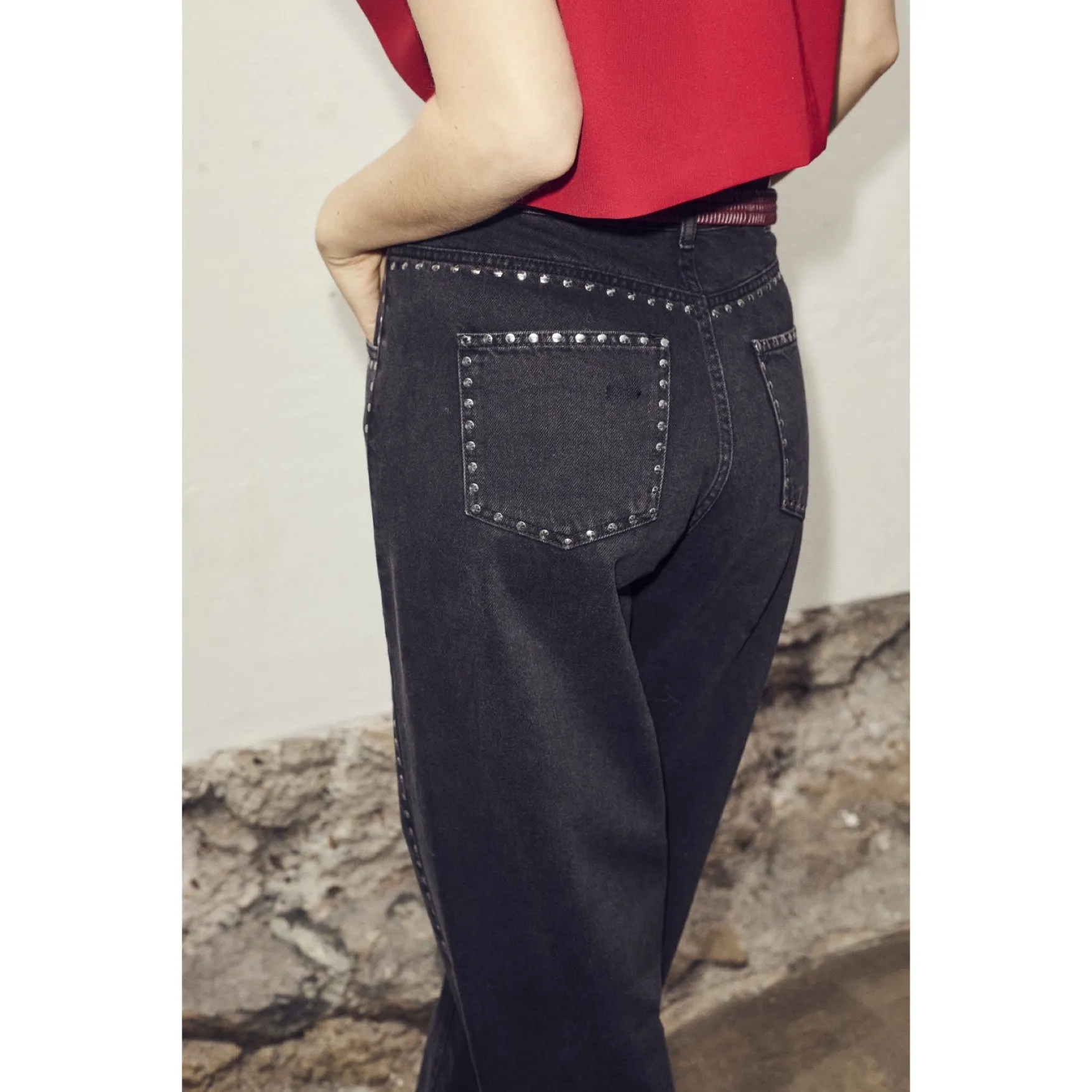 Co Couture Vika Stud Jeans