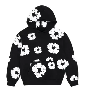 Cotton Wreath Sweatshirt Black