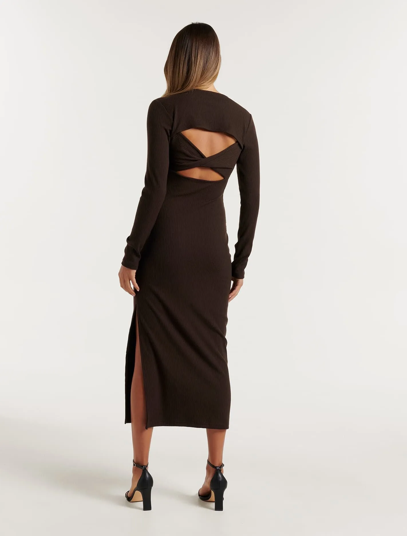 Emma Twist Back Midi Dress