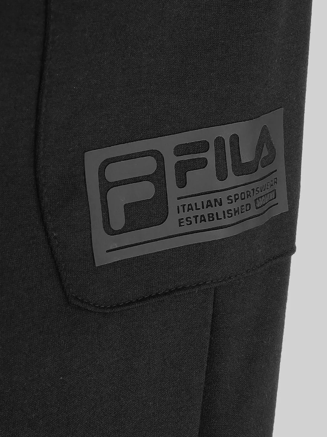 Fila Men Black Trackpant & Jogger Comfort Fit