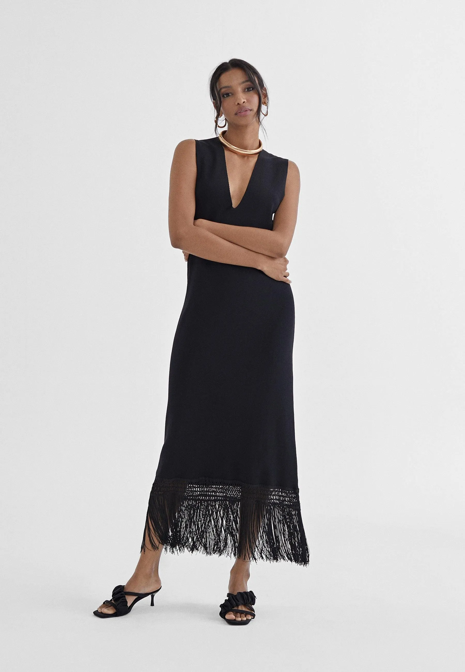 Fringed dress