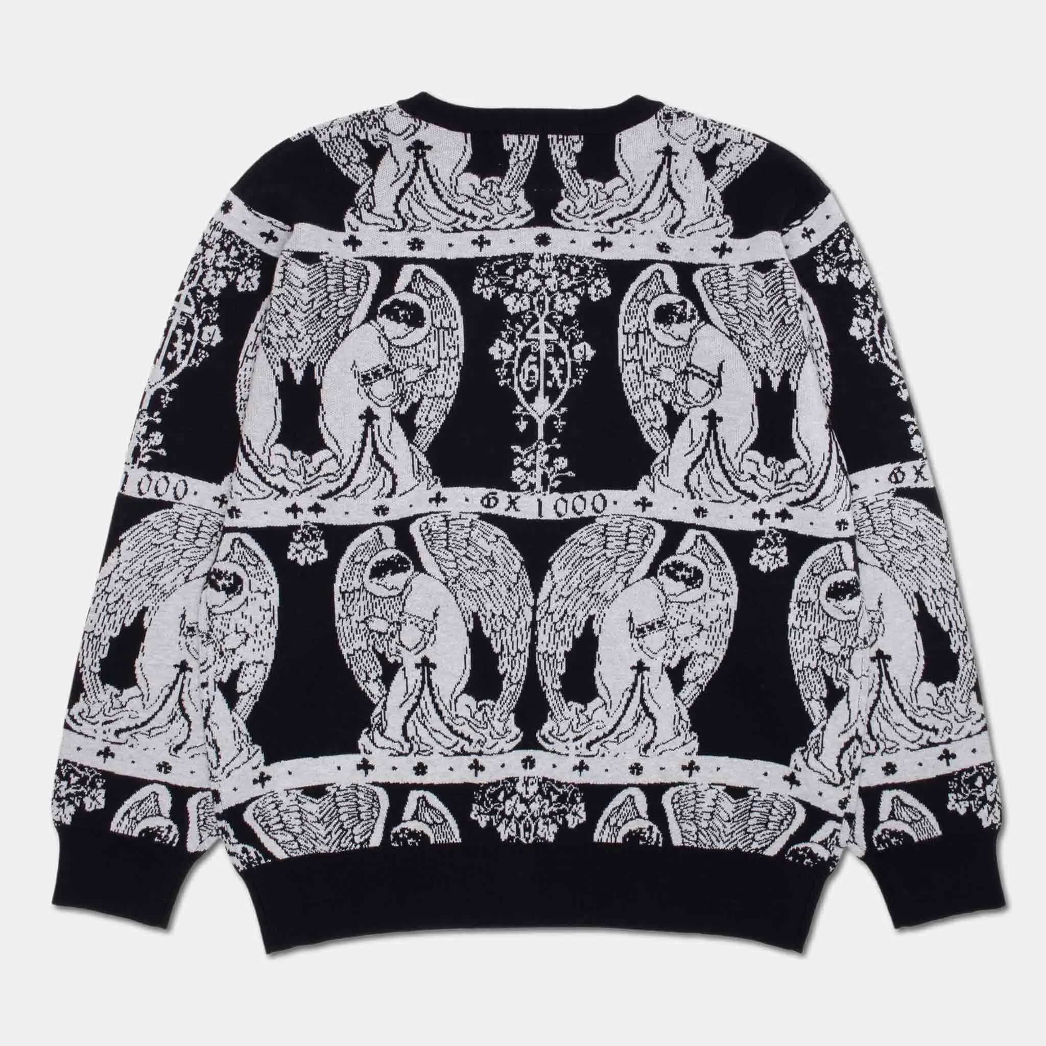 GX1000 - Jacquard Crewneck Sweatshirt - Grey