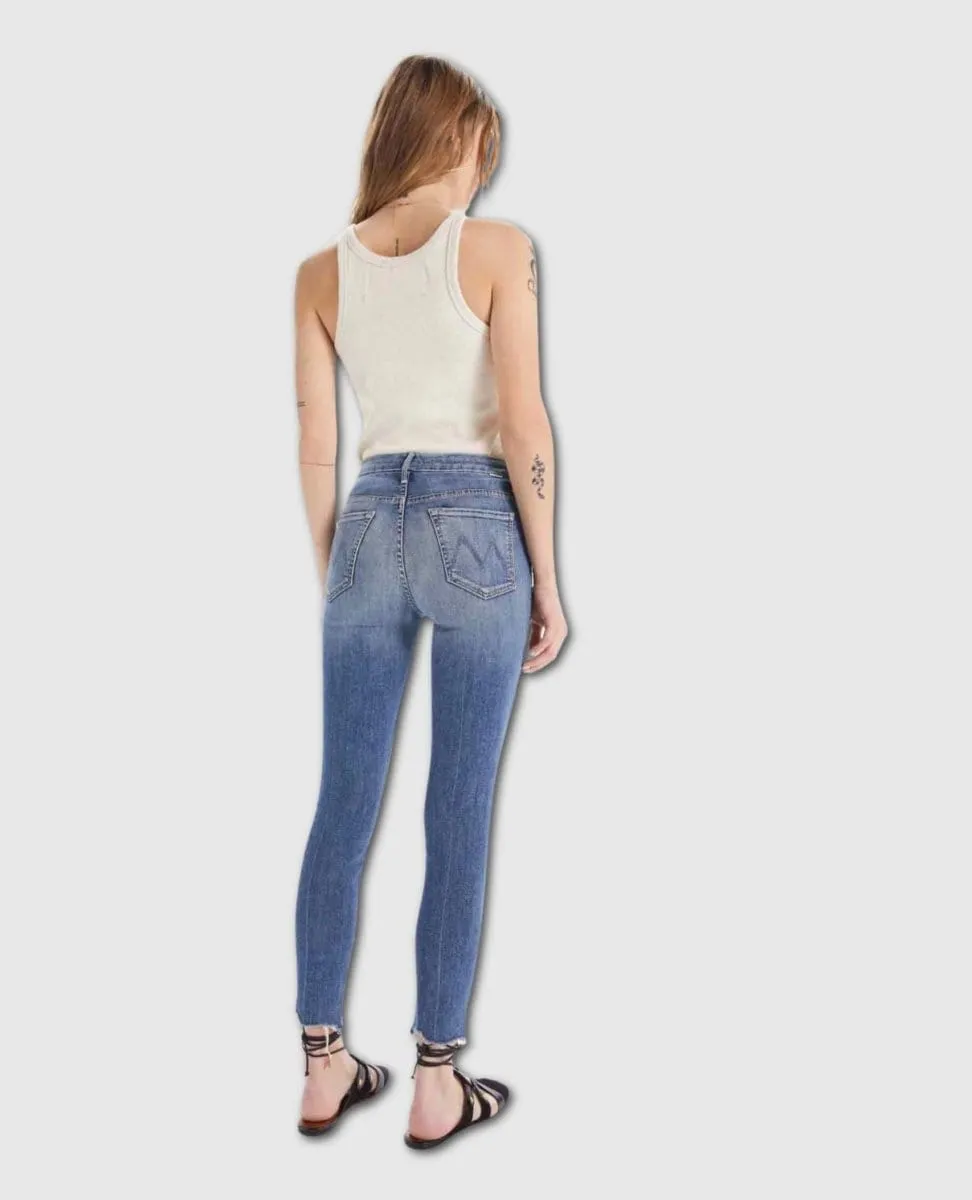 High Waisted Looker Ankle Fray, Walking on Coals