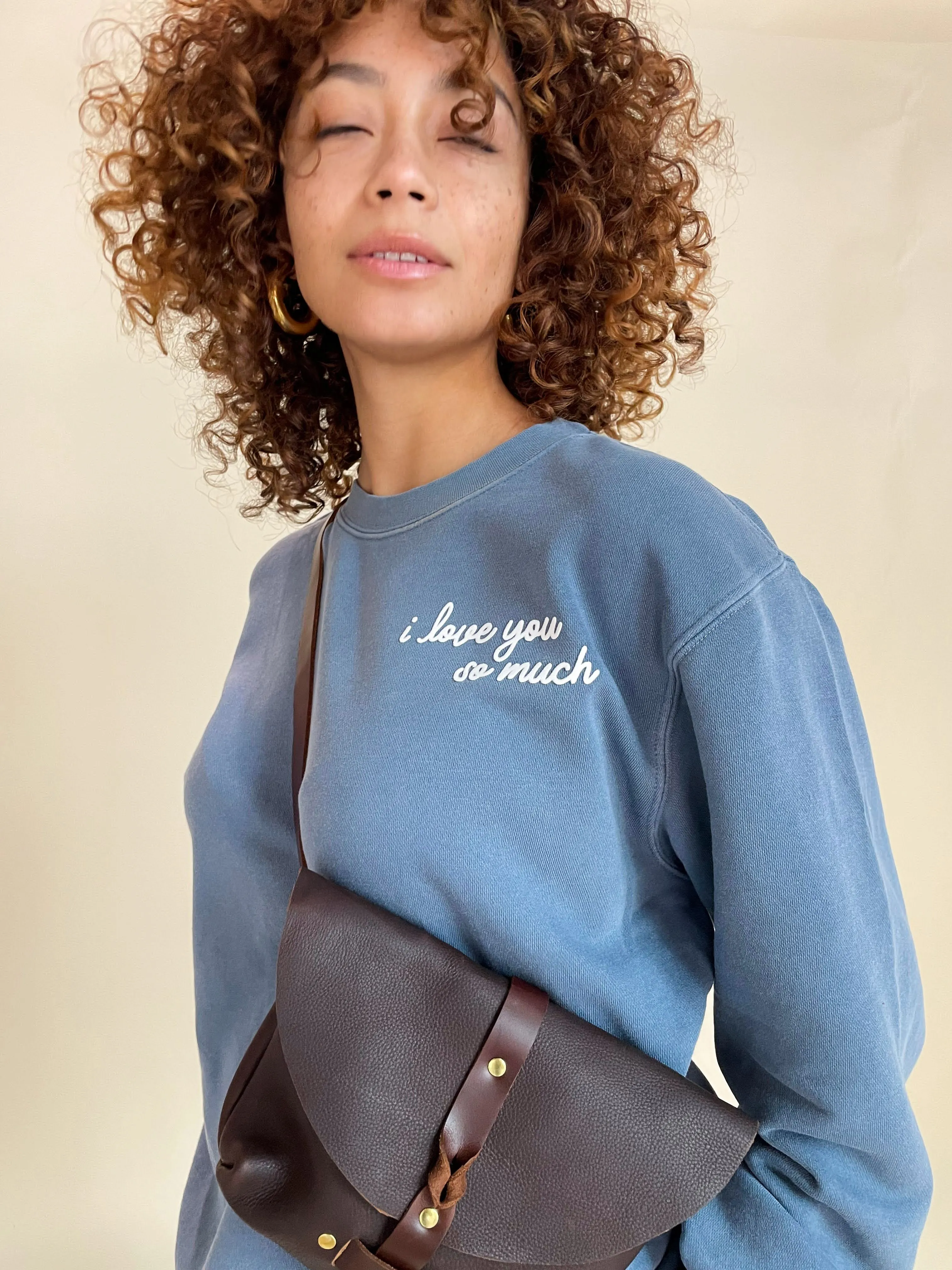 I Love You So Much Pigment Dyed Sweatshirt-Frankie Jean