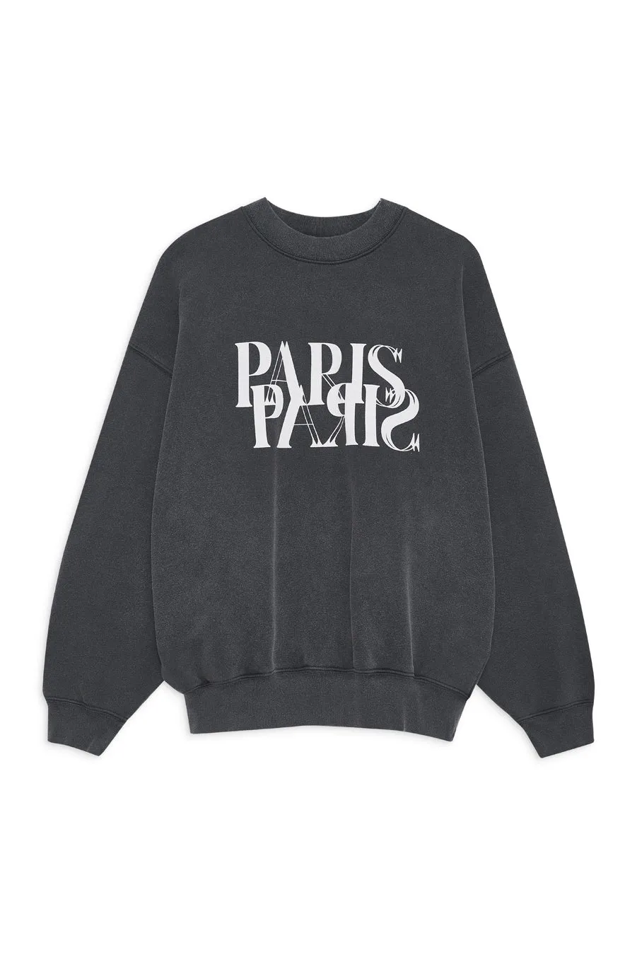 Jaci Sweatshirt Paris - Washed Black