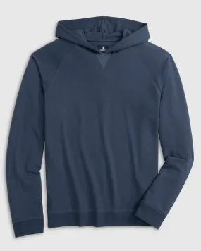 Johnnie-O Amos French Terry Hoodie Sweatshirt Navy