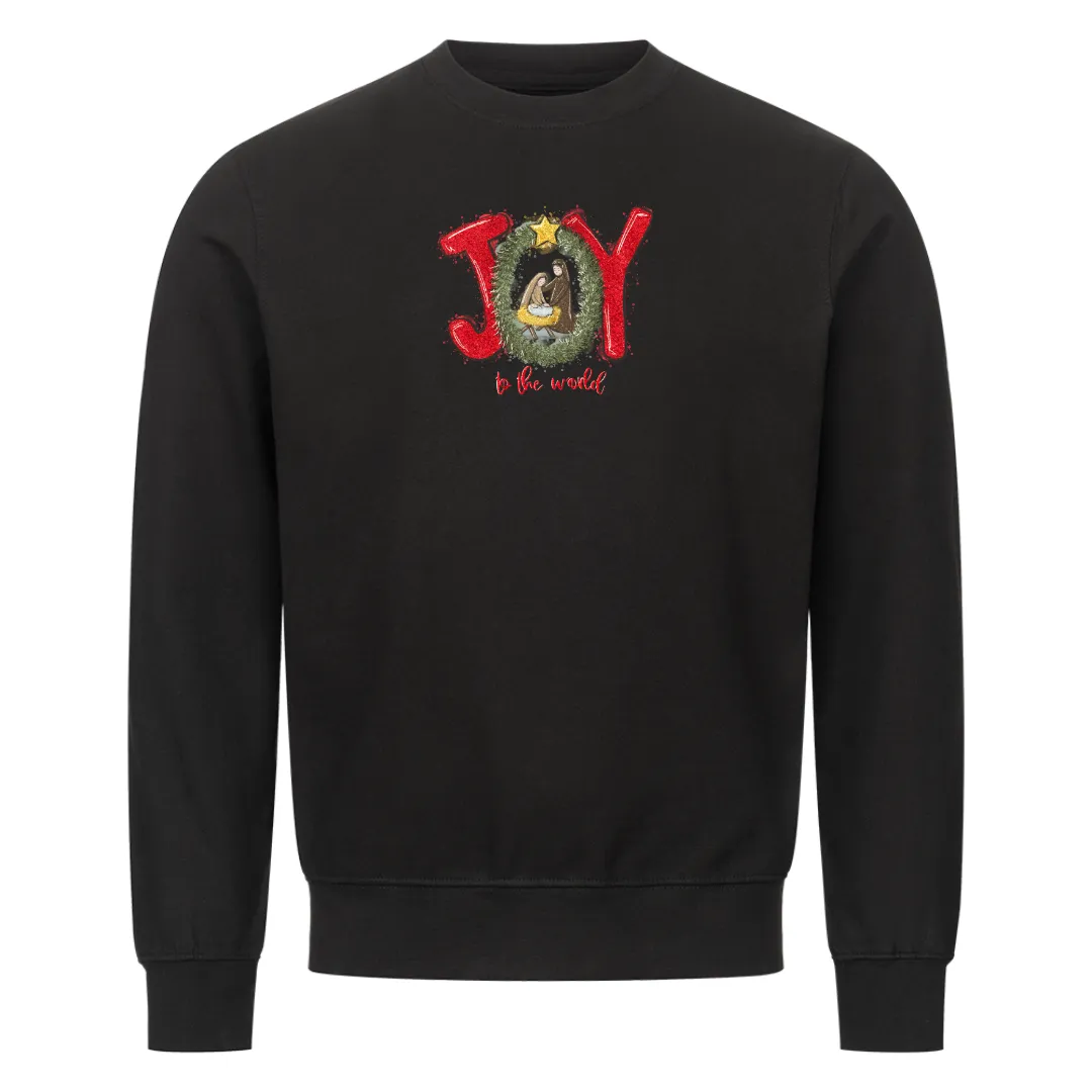 Joy to the world red Christmas Sweatshirt