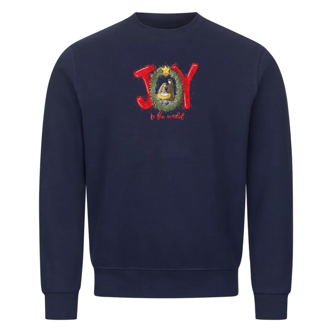 Joy to the world red Christmas Sweatshirt