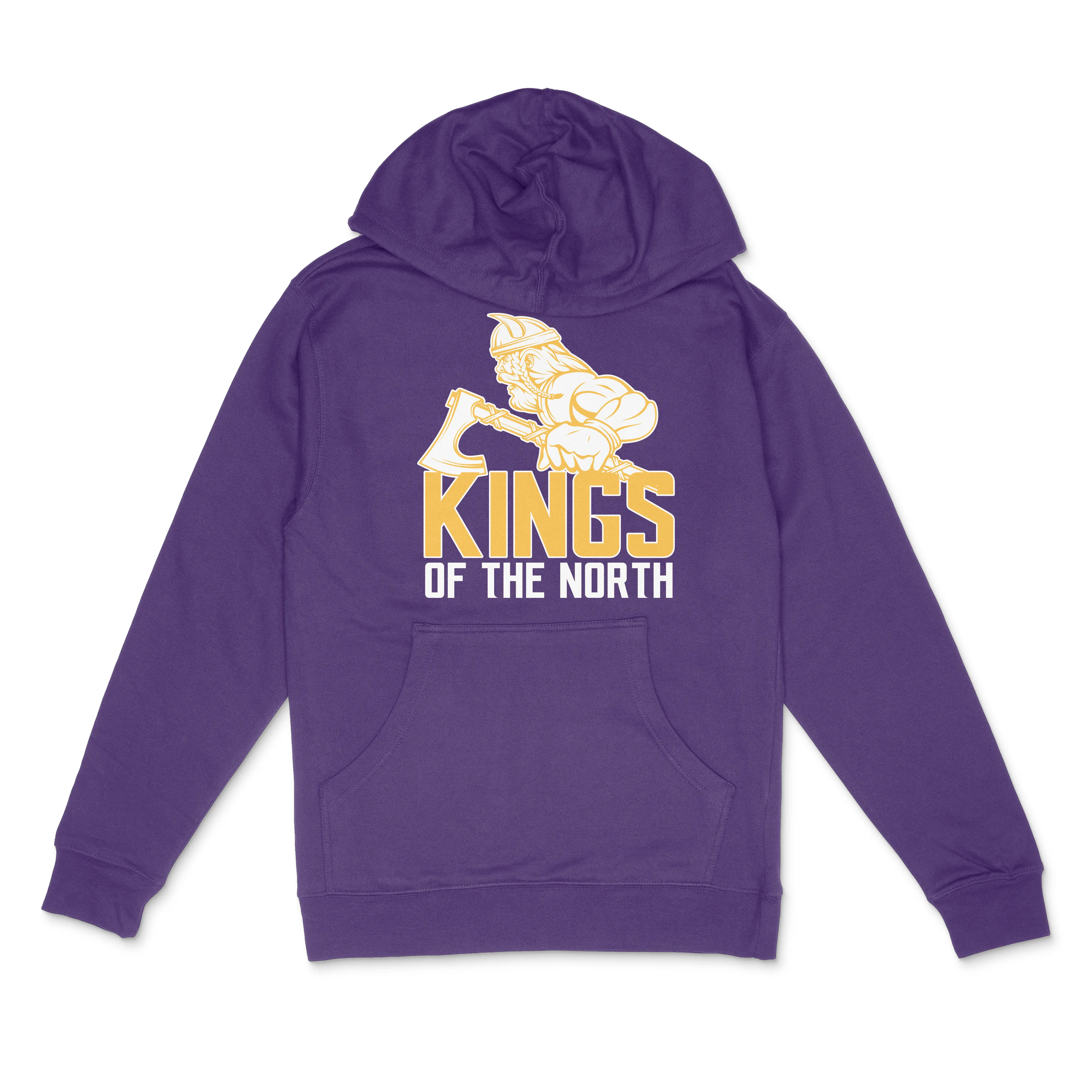 Kings of the North Vikings Unisex Midweight Hooded Sweatshirt
