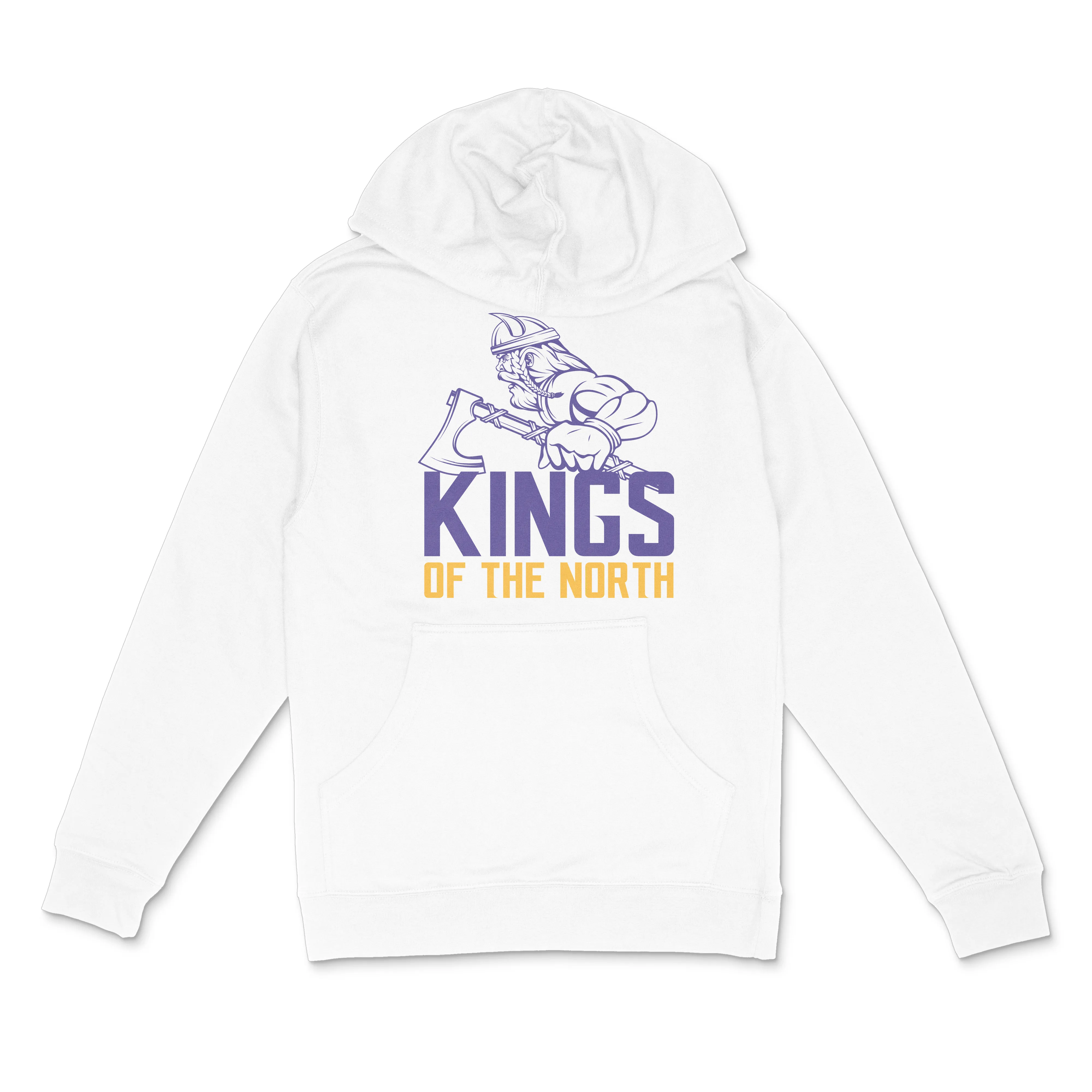 Kings of the North Vikings Unisex Midweight Hooded Sweatshirt