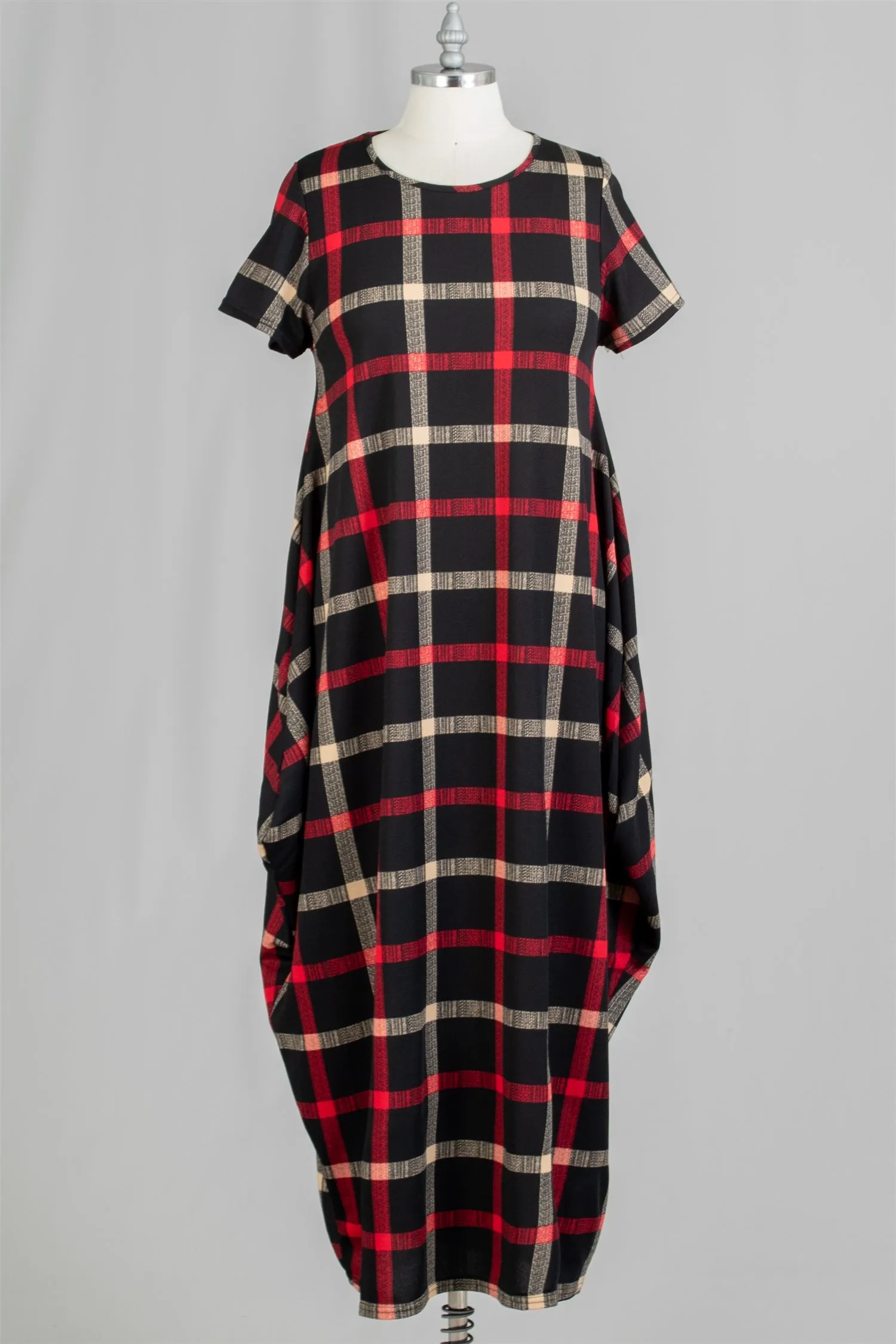 Knit Print Maxi Dress
