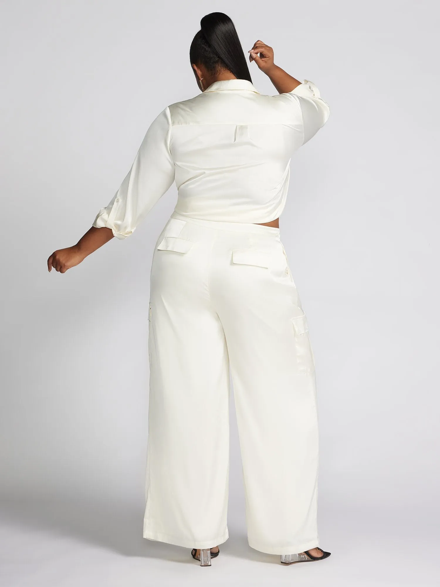 Machella Wide Leg Cargo Pants