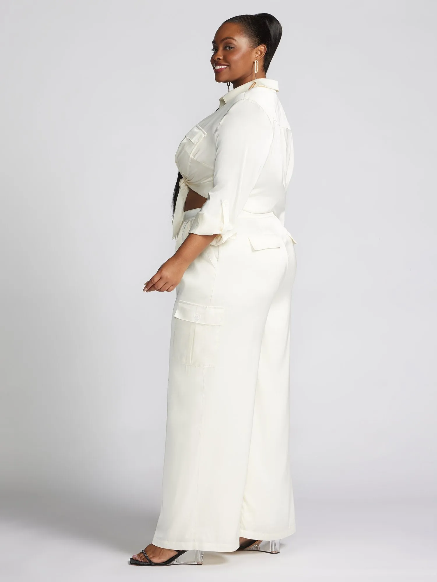 Machella Wide Leg Cargo Pants