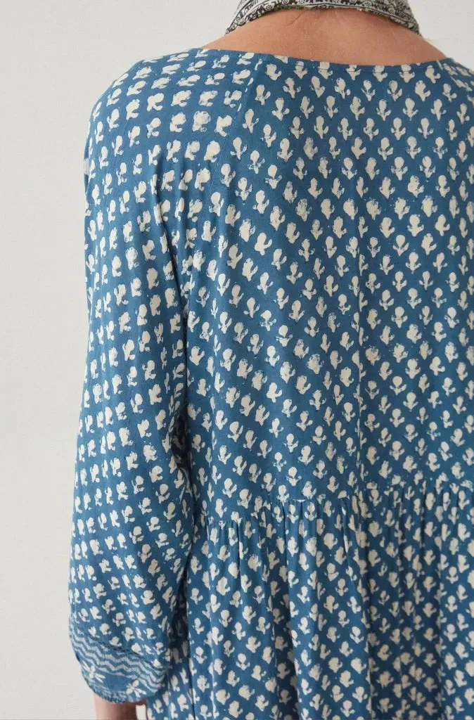 Maison Hotel Antonia Dress in Blue Simone