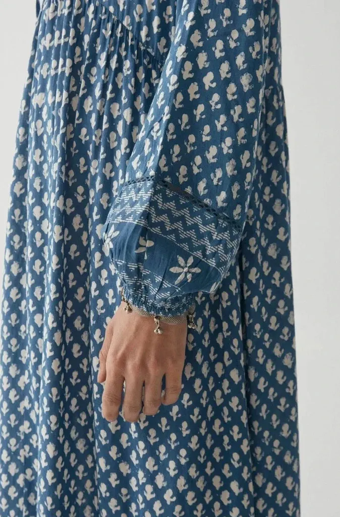 Maison Hotel Antonia Dress in Blue Simone