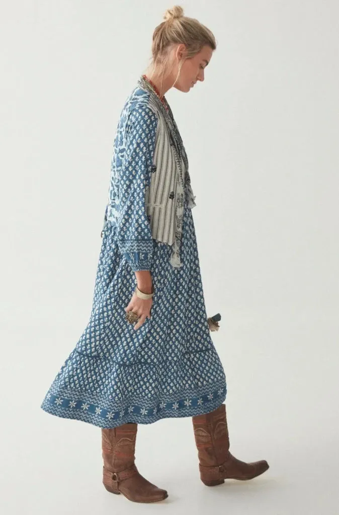 Maison Hotel Antonia Dress in Blue Simone