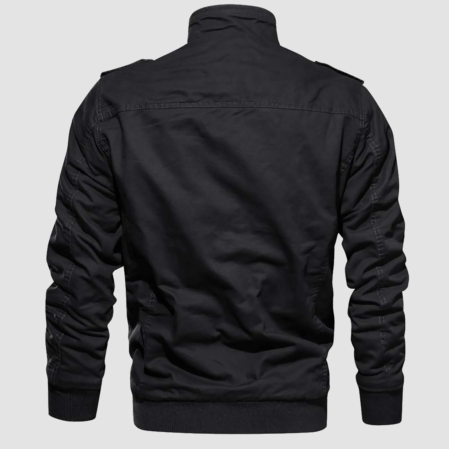 Men's Winter Military Cargo Jacket - Fleece Tactical Coat