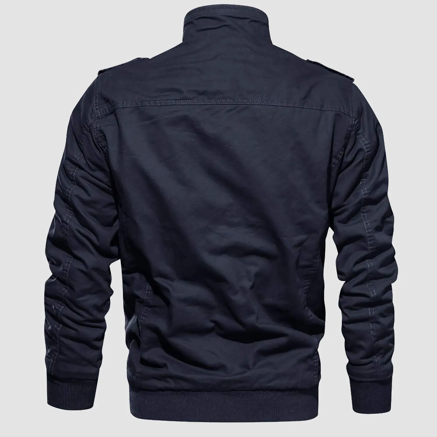 Men's Winter Military Cargo Jacket - Fleece Tactical Coat