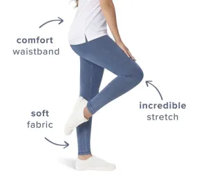New Secret Denim Leggings - Blue - Small Retails $32 