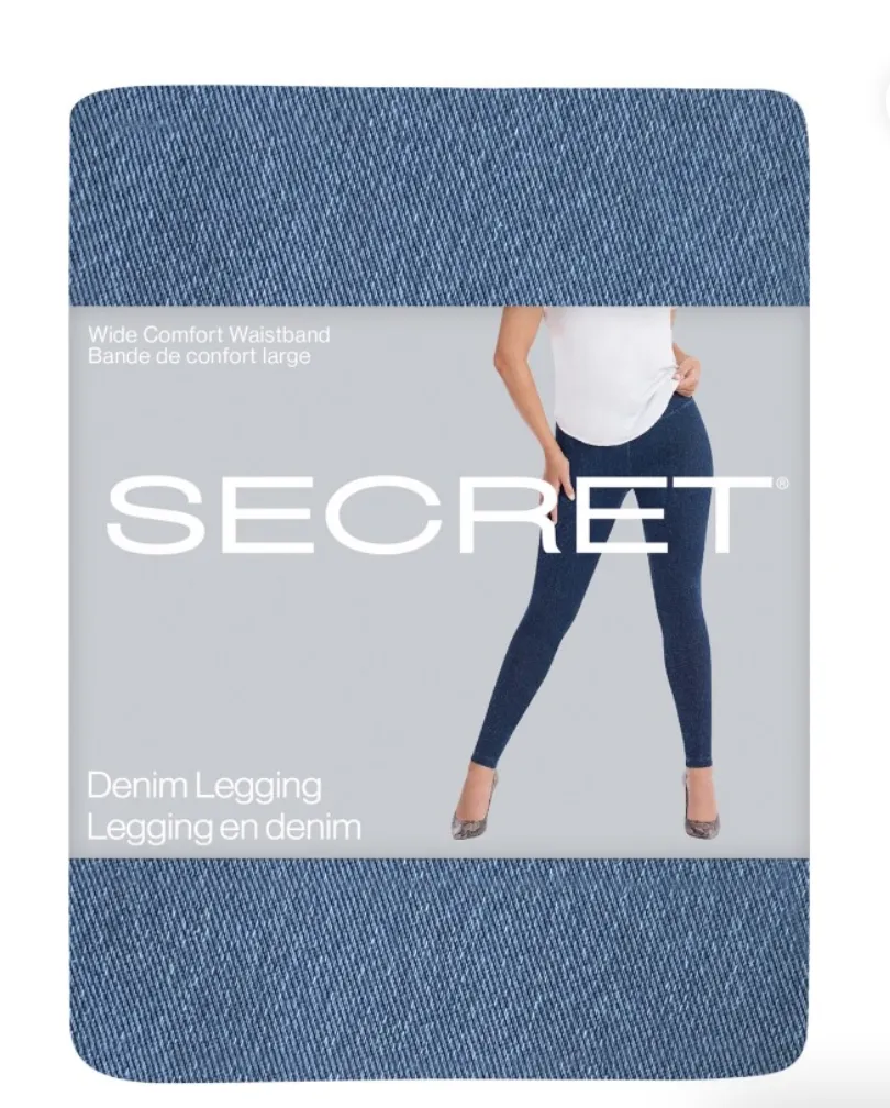 New Secret Denim Leggings - Blue - Small Retails $32 