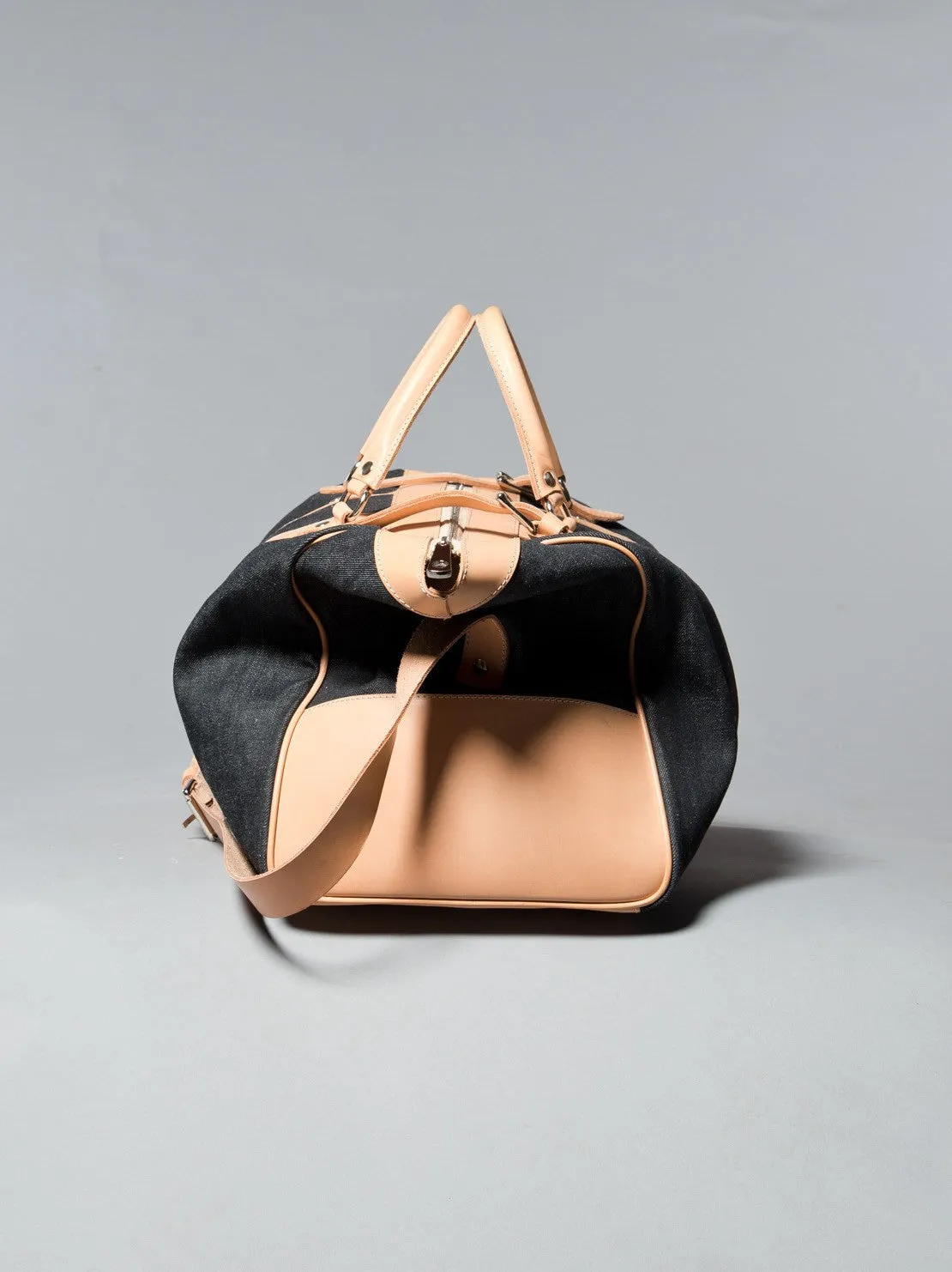 Nudie Jeans Jon Weekend Bag Denim/Leather