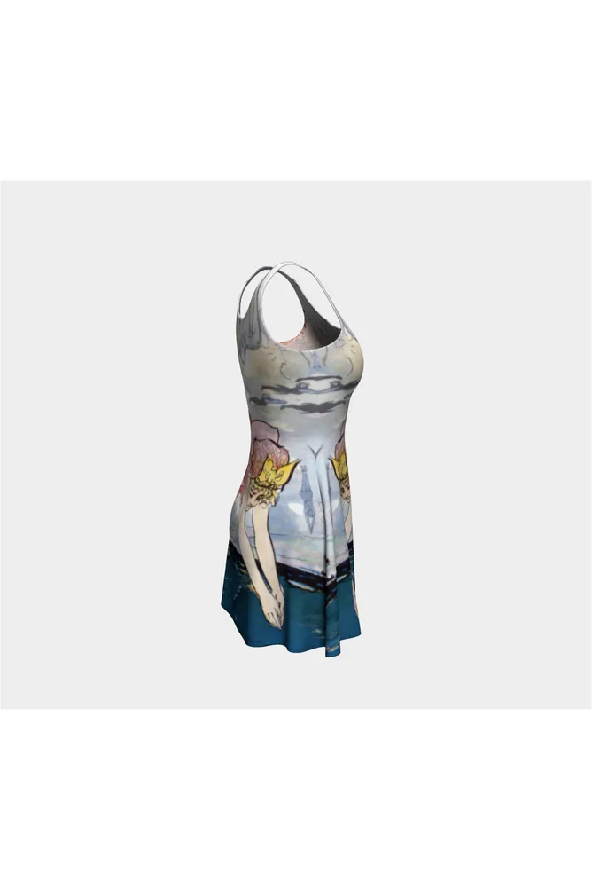 Puck Maine to Florida Flare Dress
