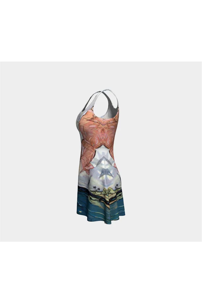 Puck Maine to Florida Flare Dress