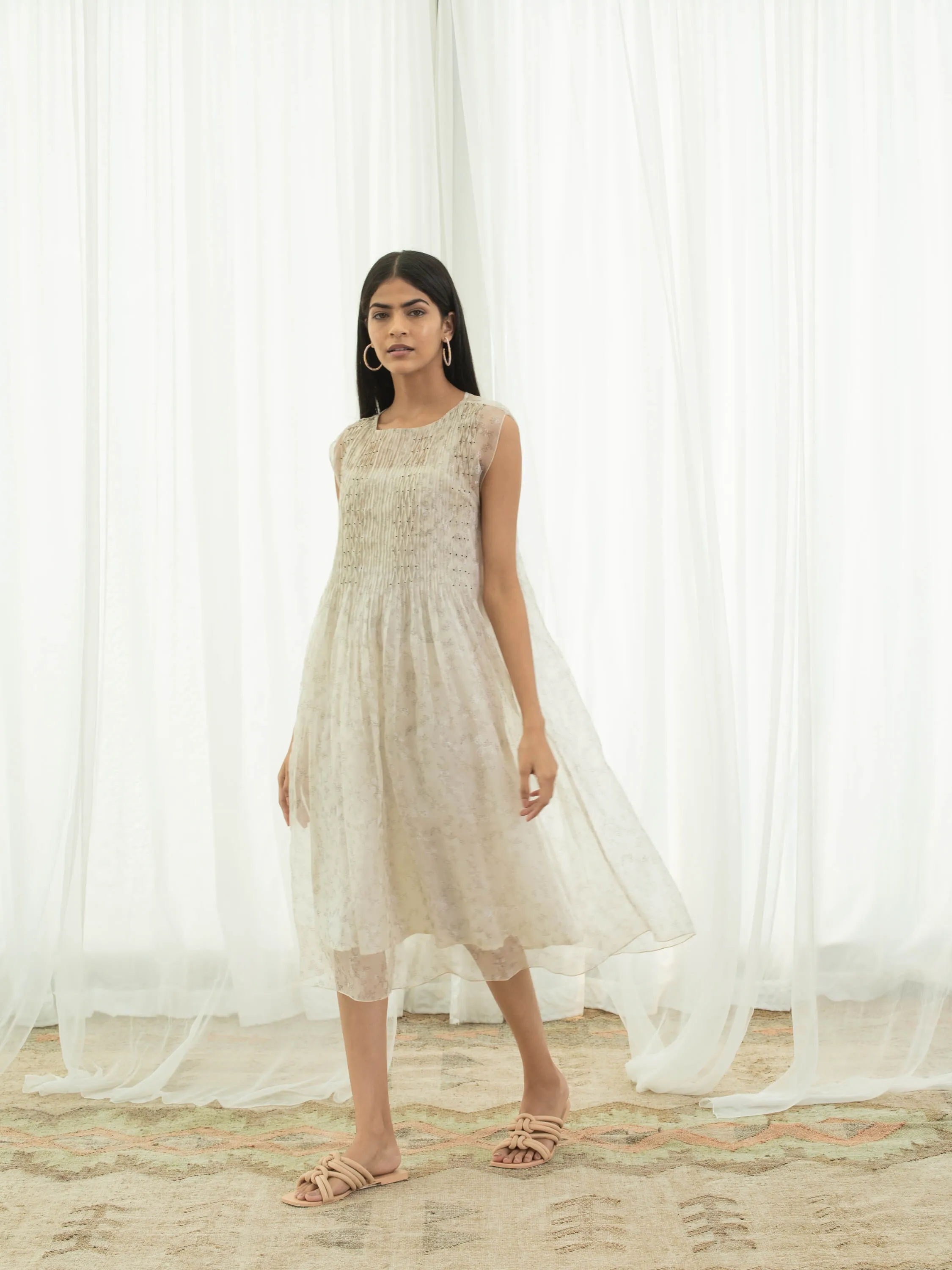 Queen of the Night Midi Dress