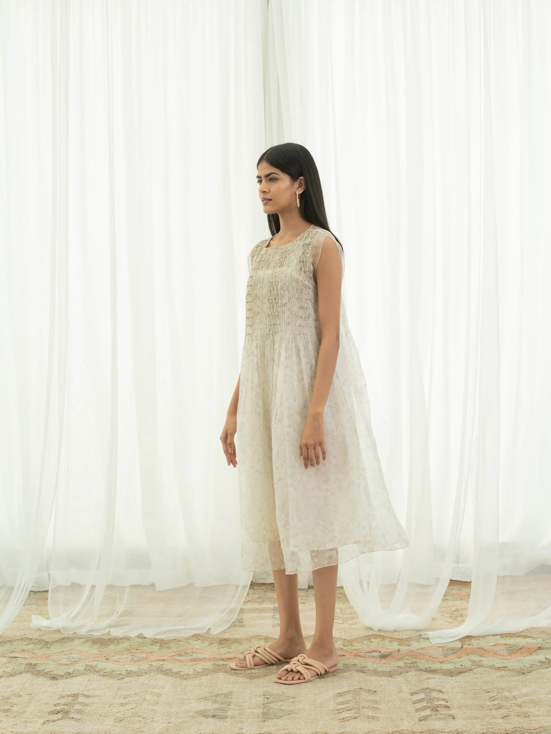 Queen of the Night Midi Dress