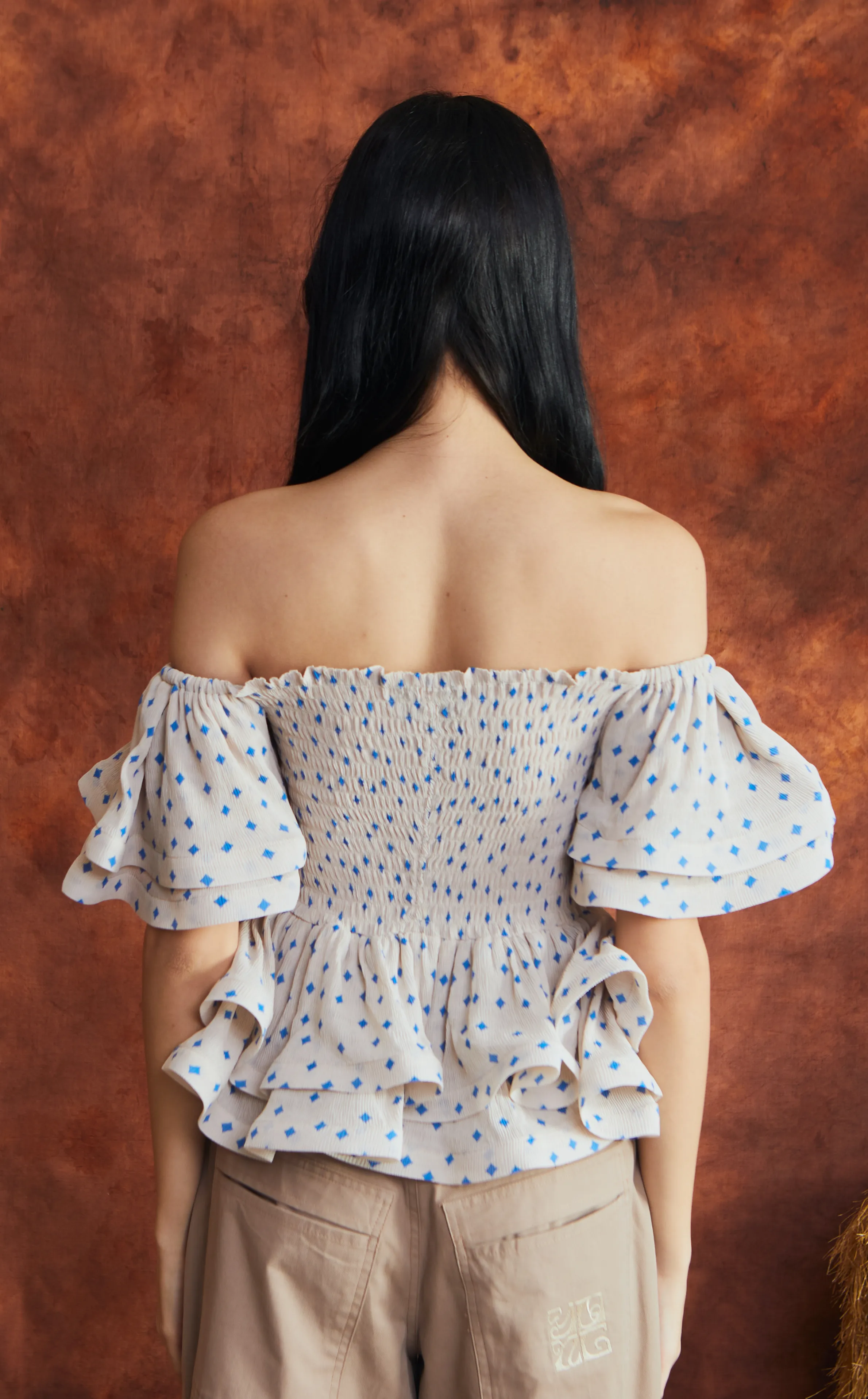 ROMA TOP - BLUE DIAMOND