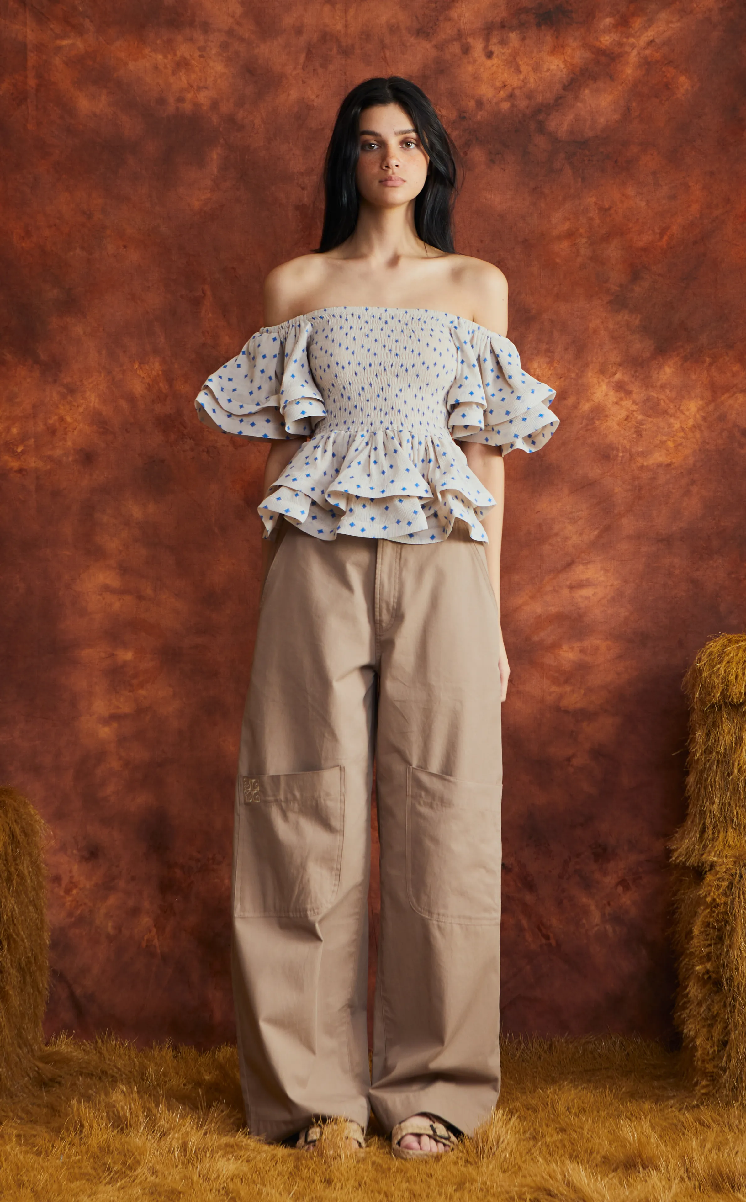 ROMA TOP - BLUE DIAMOND