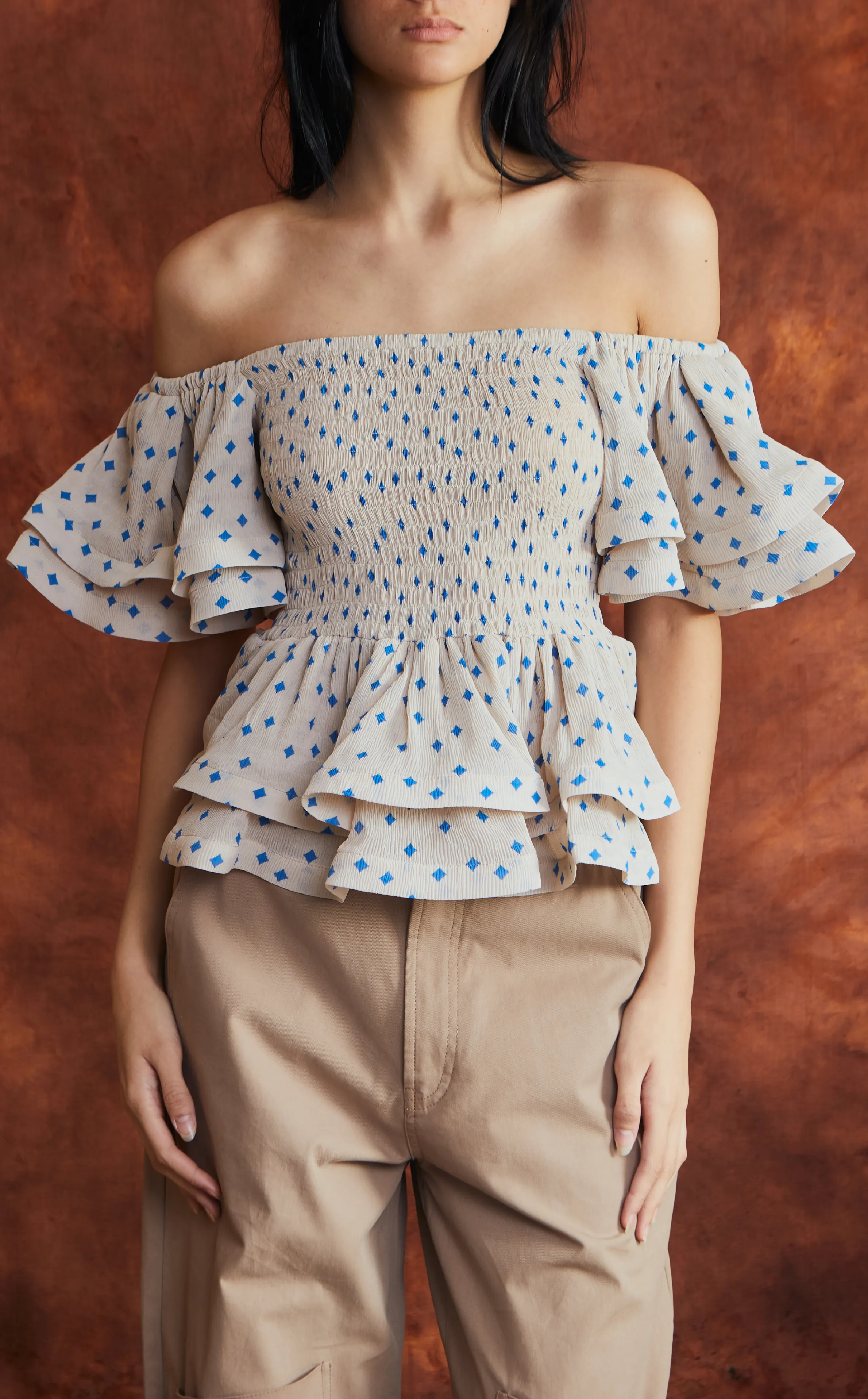 ROMA TOP - BLUE DIAMOND