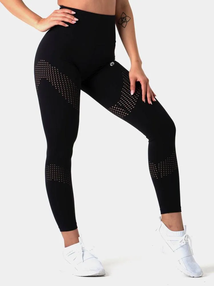 Ryderwear Pastels High Waisted Leggings - Black