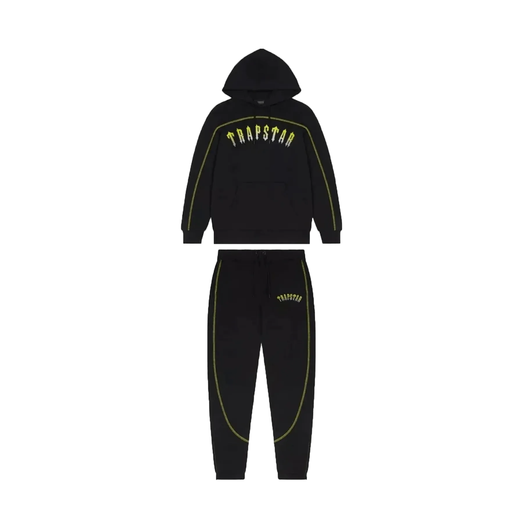 Trapstar x Central Cee Tracksuit Black Yellow
